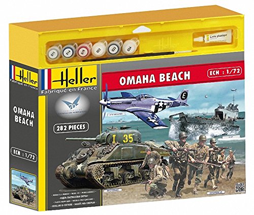 Preisvergleich Produktbild Heller 53003 - Modellbausatz Omaha Beach