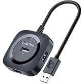 VegGieg 4 Port USB 2.0 Multiplexer Hub Black