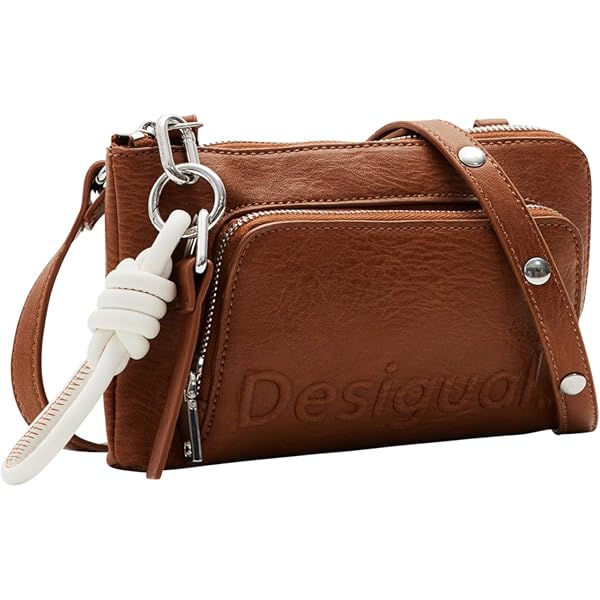 Desigual borsa a tracolla Half Logo 24 Cross Body Bag Yellow