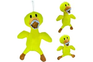 GEWDW Rainbow Friends Peluche da,Bambola di Pezza Morbida Peluche Gioco Caldo,Plush Throw Pillow Toys Halloween Christmas Party Girl Boy Regali di Compleanno (Yellow Duck)