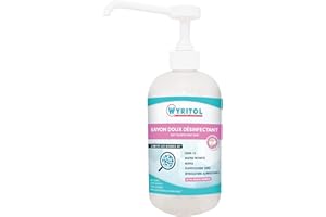 Wyritol - Savon liquide désinfectant - Nettoie, dégraisse et désinfecte - Virucide, bactéricide, levuricide, fongicide - Formule naturelle - Adoucit les mains - 500ML - Fabrication française