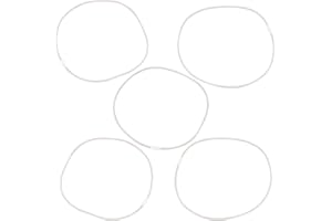 BQLZR, fasce elastiche di ricambio per supporto per microfono U87, colore grigio, confezione da 5 pezzi