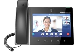 Grandstream Networks GXV3380 Telefono IP Nero Cornetta cablata IPS 16 Linee Wi-Fi