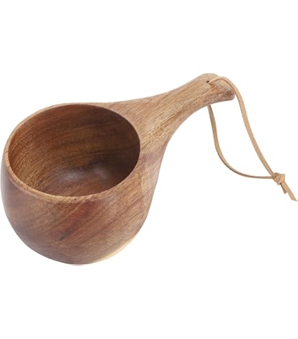 Kuksa Hand Gesneden Houten mok - Kuksa Guksi dieren hoofd afbeelding Cup, kuksa houten beker voor reizigers en bushcraft camping, leuk cadeau voor natuurliefhebbers.(Wild Zwijnen*1
