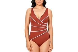 DELIMIRA Jednoczęściowy Strój Kąpielowy Wyszczuplający Jednoczęściowy Strój Kąpielowy Plus Size