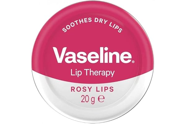 Vaseline Lip Therapy Rosy Lips Petroleum Jelly, 20 g