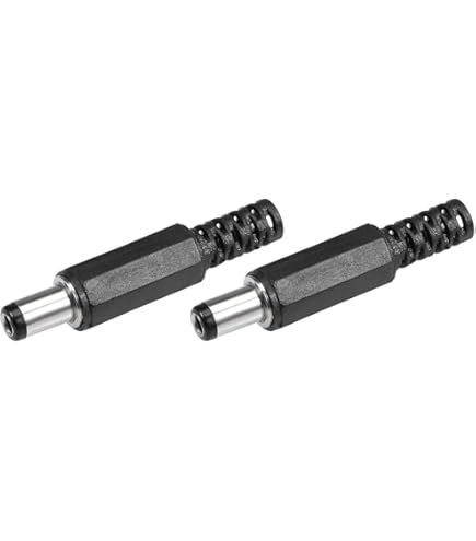 20 Connecteurs DC Mâles - Jack 3,5 Mm X 1,35 Mm - Pour Alimentation PC Portable, Transformateur - Lot De 20