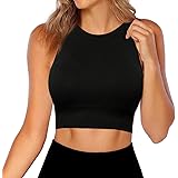 Snailify Women's Sports Bra High Impact Full Coverage Racerback Removable Padded - Yoga Gym Running Workout Bra