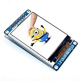 DollaTek 1.8 Zoll Vollfarbe 128x160 SPI Vollfarbe TFT LCD Display Modul ST7735S 3.3V Ersetzen OLED-Netzteil für Arduino DIY K