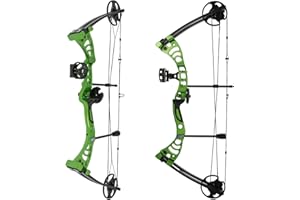 ‎DRAKE ARCHERY Drake Gecko RTS - 30-55 lbs - Compoundbogen - Farbe: Grün; perfekt für Jugendliche und Erwachsene, EIN echter Hingucker im Bogensport