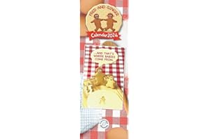 CAROUSEL CALENDARS Fred & Ginger Slim Calendar 2024