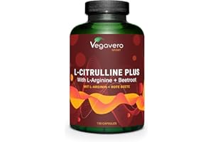 Vegavero L-Arginine L-Citrulline Complex High Strength 4200 mg | with Beetroot Extract | Natural Pre-Workout & Nitric Oxide Booster | Amino Acids from Fermentation | NO Additives, Vegan & Lab-Tested