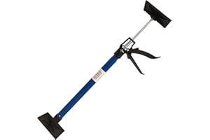 DOCTOR-SAN Montagestütze von 56-117cm stufenlos einstellbar | 30 Kg Tragkraft | Teleskop-Deckenstütze | Einhandstütze | Türspanner | Dritte Hand | Farbe: BLAU (1)