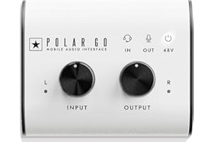 Blackstar Polar Go Portable Audio Interface with ProCapture Mics Battery Powered for iOS Android Windows Mac USB-C XLR Input with App Livestreaming and 4hr Battery Life – Pocket Studio