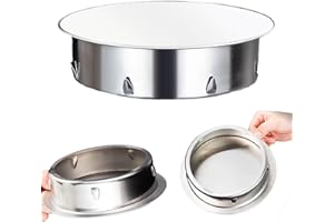 DBALL Tapa para Tubo de Chimeneas 125mm Cubierta Chimenea de Acero Inoxidable para Todo Tipo de Tubos de Estufa de 125 mm de Acero Inoxidable Ignífugo