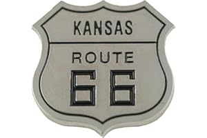 Route 66 kansas america's mainstreet mother road badge uSA broches pins écussons 39