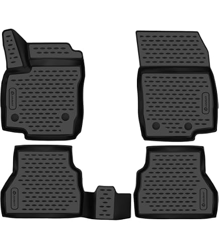 J&J AUTOMOTIVE | NORM 3D Tappeti Tappetini Auto In TPE Gomma Su Misura Per Discovery Sport dal 2014, Kit di 4 Pezzi, Inodore, Nero, Antiscivolo