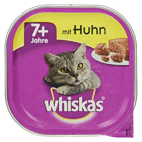 Preisvergleich Produktbild Whiskas Schale 7+ mit Huhn, 100 g
