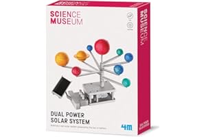 4M Science Museum Dual Powered Solar System Set, Science Kit for Boys and Girls Ages 8 and Up