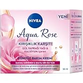 Aqua Rose Kırışıklık Karşıtı G&uuml;nd&uuml;z Y&uuml;z Bakım Kremi 50ml, Kalsiyum, İnce &Ccedil;izgi G&ouml;r&uuml;n&uuml;m&uuml;, Sıkı Cilt