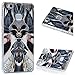 Produktbild P9 Lite Case Hülle Kasos Huawei P9 Lite Schutzhülle Handyhülle Bunt Gemalt PC Case Cover Etui Durchsichtig Edge Crystalcase Protection Handy Tasche mit Adler Design