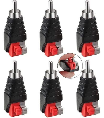 Furutech FP-120 F (R) RCA Plug (1 Piece) Red : Amazon.de