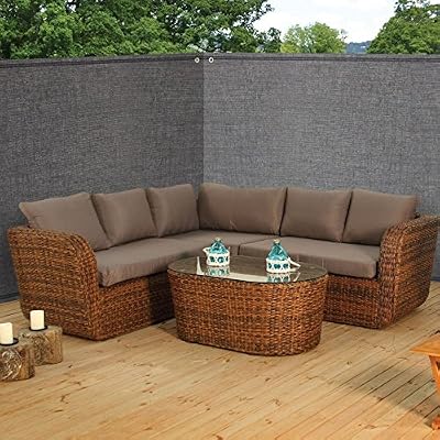 IDMarket - Brise vue haute densité gris 1,5 x 10 m 300 gr/m² qualité pro
