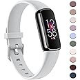 AK Sport Band Compatible with Fitbit Luxe, Soft Silicone Replacement Sport Straps Wristbands for Fitbit Luxe Fitness and Wellness Tracker