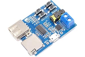 DollaTek Mp3 avkodare förlustfri avkodning Mp3 effektförstärkare Mp3 ljudmodul avkodning kort kompatibel med TF USB-kort