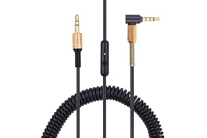 ASOBILOR Major IV Replacement Cable with Microphone for Marshall Major II Major III Major IV Monitor II Mid A.N.C Headphones Cable (3.5mm Plug, 4Ft Extended to 8.2Ft)