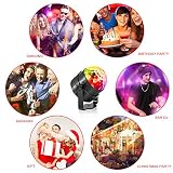 AOMEES Discokugel Disco Lichteffekte LED DiscoLicht Partylicht Disco Beleuchtung Partybeleuchtung Party licht Discolicht Bühnenbeleuchtung- 7 Farbe RGB Led Effekt DJ Licht Diskokugel Lampe für Disco, Geburtstag party,Xmas,Hochzeit, KTV, Weihnachten, Weihnachtsgeschenk ,Geschenk des neuen Jahres,Halloween,Zimmer, Bar,Bühne,Karaoke,Schlafzimmer,Club, Partei,Draussen(mit Fernbedienung) - 5