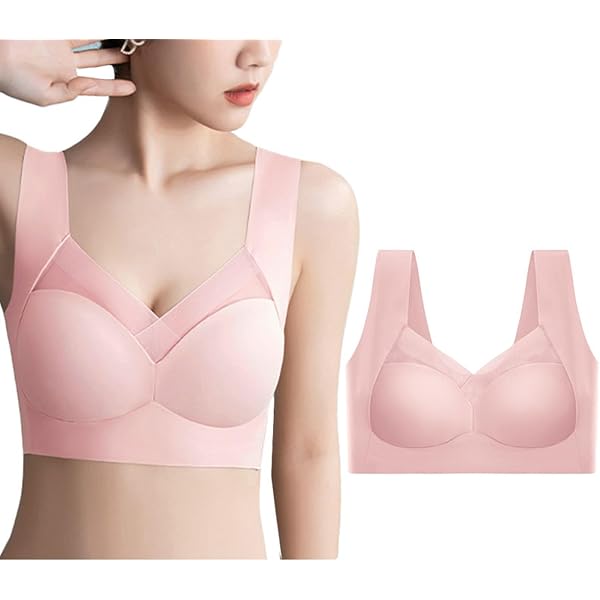 Lot De 3 Soutiens-gorge Sans Armatures Femme - Sans Couture - 85% Polyamide 15% élasthanne - Confort Quotidien, Sport, Sommeil - Push-up Naturel
