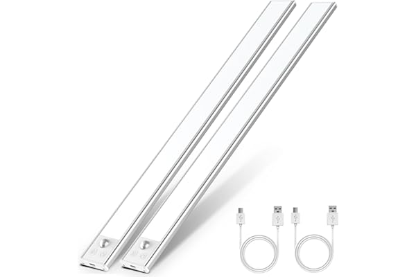 OUILA Lampe de Placard, Eclairage Led Rechargeable Interieur Placard,Sans Fi,Dimmable Lampe Led Detecteur Mouvement,Lumière Led pour Armoire Placard Escalier Cuisine