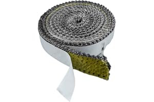 VILITI 1 Roll Fire Rope for Wood Burning Stove,2mmx10mm Heat Fireplace Burner Door Sealing 3m Fiberglass Gasket Tape Adhesive Glue,for Seal Flue Woodburner Oven Chimney Pipe Resistant Sealant Accessories