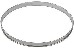 Gobel - Anillo para Tartas de Acero Inoxidable Ø 32 cm - Anillo para Tartas con Bordes enrollados - Altura 2,7 cm - Desmoldeo rápido Made in France