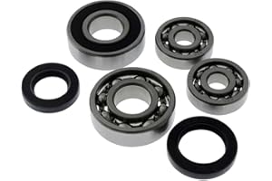 KH-PERFORMANCE Getriebelager Set inklusive Wellendichtringen kompatibel für MBK Nitro Naked, Ovetto, Stunt, YAMAHA Aerox 50cc
