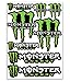 Produktbild Aufkleber wählbar Adhesivo Sticker 8 Aufkleber Sticker Vinyl Auto Motorrad Roller Fahrrad Monster grün Sponsor KTM Ducati 24 x 16 Aufkleber Autocollant
