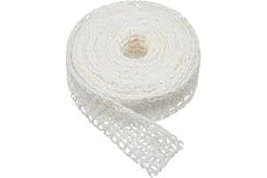 VZU Filet à rôti en rouleau, filet à jambon, 5 m x 4,5 cm, filet à viande élastique, accessoires de cuisine, filet à viande, filet à viande pour rôti roulé, blanc