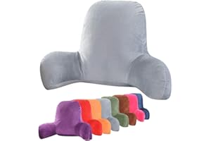 CJY-CUSHION Large Plush Reading And TV Relax Pillow - Perfect for Adults, Teens, and Kids - For Bed Rest, Arm, Back, Pregnancy Lumbar & Head Neck Coccyx Lower Back Support Cushion,D,58x40x25cm