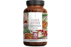 ‎NATURTREU Kulturen Komplex für Frauen Intimflora * mit 100 Mrd. KbE/g - mit Milchsäurebakterien, Cranberry & B - 7 Lactobacillus Stämme Floraintima von NATURTREU®