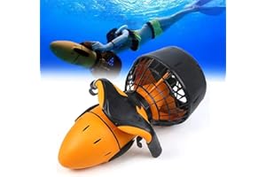 KRUZZO Underwater Sea Scooter, 300W Diving Swimming Boosters, Underwater Scooter Booster for Water Sports Swimming Pool & Diving & Snorkeling & Sea Adventures 500W