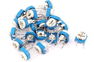 UXCELL sourcing map 20Pcs URM-065 100k Ohm 3 bornes Potentiomètre Résistance réglable