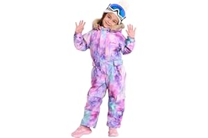 BUMDEEP Kid's Baby One Piece Snowsuits Overalls Ski Suits Jackets Coats Jumpsuits Winter Outdoor Waterproof Snowboarding