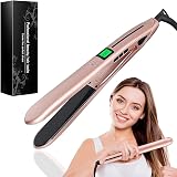 Ufesa PP5100 - Plancha alisadora para el Pelo con placas de revestimiento  de cerámica, Doble función: liso y rizado, Color Negro : Belleza