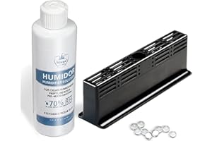 ‎SLEGE ZigarrenBefeuchter combo,Humidor Solution Kit,3-Wege Luftbefeuchter für Zigarren Humidor,Behalten 70% RH- enth 7 oz (200ml) Humidor Solution,Befeuchterkristalle für Humidor Zigarren(1-100 Zigarren)
