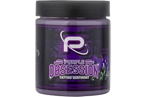 Proton - Colours Obsession - Tattoo Butter - Made by Nature - Fioletowy - 250 ml / 8,5 uncji Masło - Krem do tatuażu i uzdrawiania, fioletowy