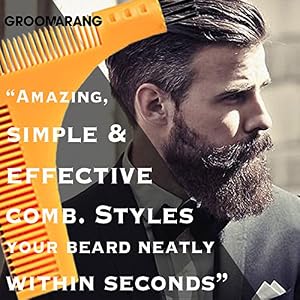 Groomarang Starter Collection Beard Comb Moustache Wax 15ml Shave Cream 100ml Gift Set - Image 2