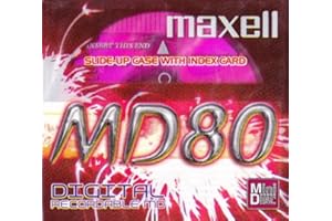 Maxell MD 80 - MiniDisc - 1 x 80min