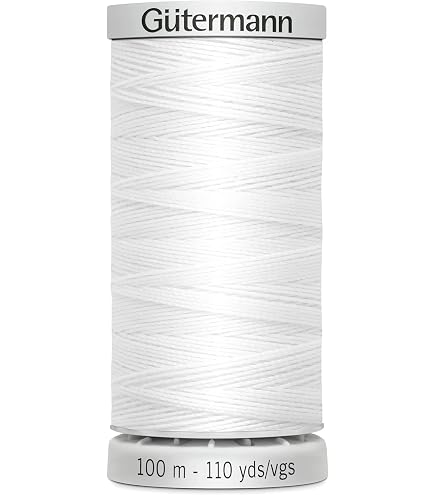 Nähgarn Extra-Stark – 100m Spule, Polyester, Dunkelgrün (1055), NE 16/3 Für Nähmaschine & Handarbeit