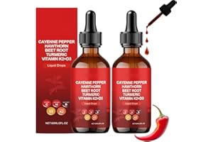 EEIIEY Rethes - Gotas de pimienta de cayena, gotas de cayena Aeluro, extracto líquido de pimienta de cayena Aeluro, gota líquida de pimienta de cayena natural, impulso del metabolismo, fórmula suave (2)